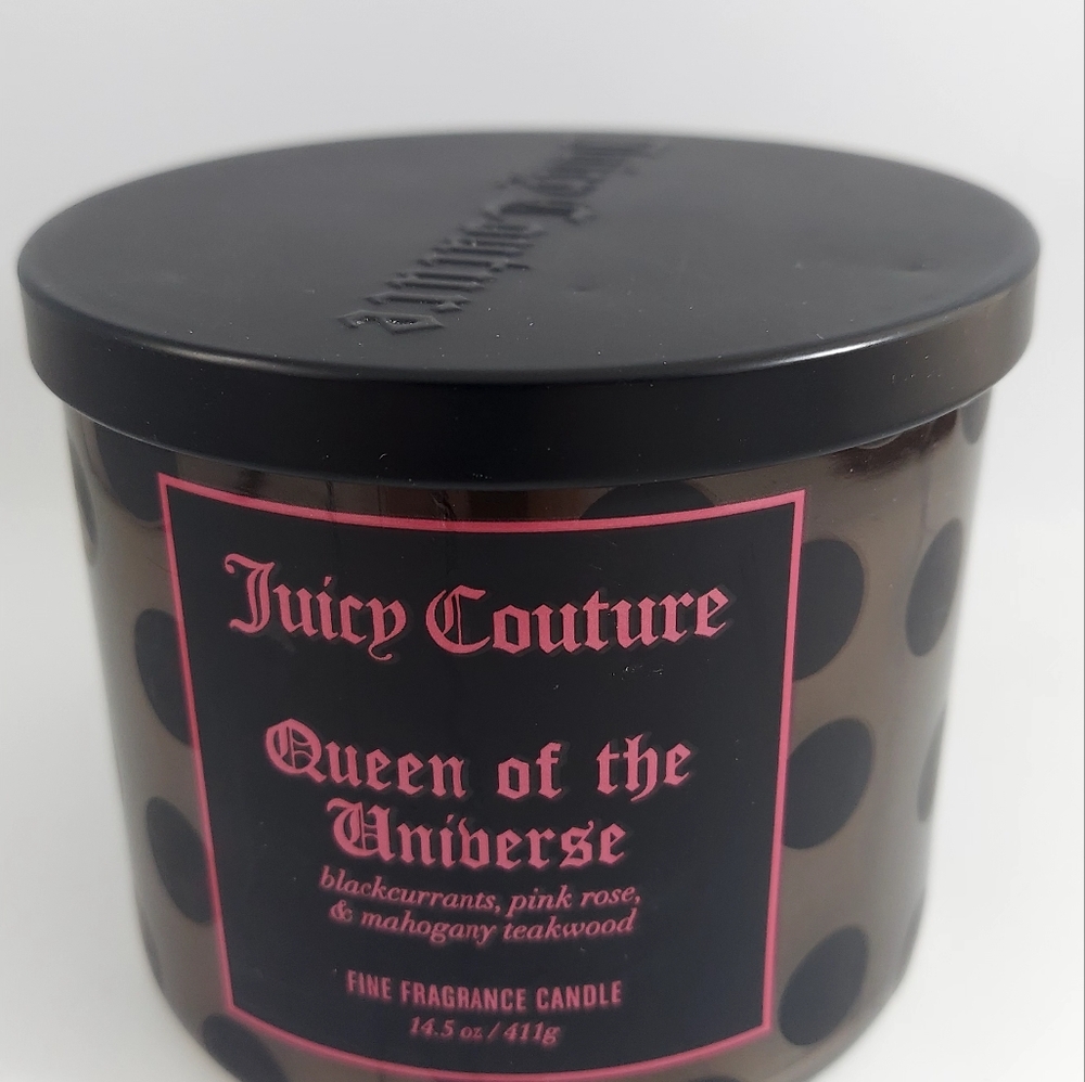 Juicy Couture Queen of the Universe 3 Wick Candle Fragrance Scented